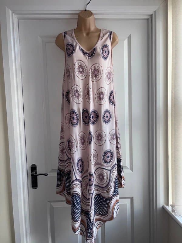 Made In Italy Made in Italy gorgeous summer asymmetric dress size S/M, new without tags