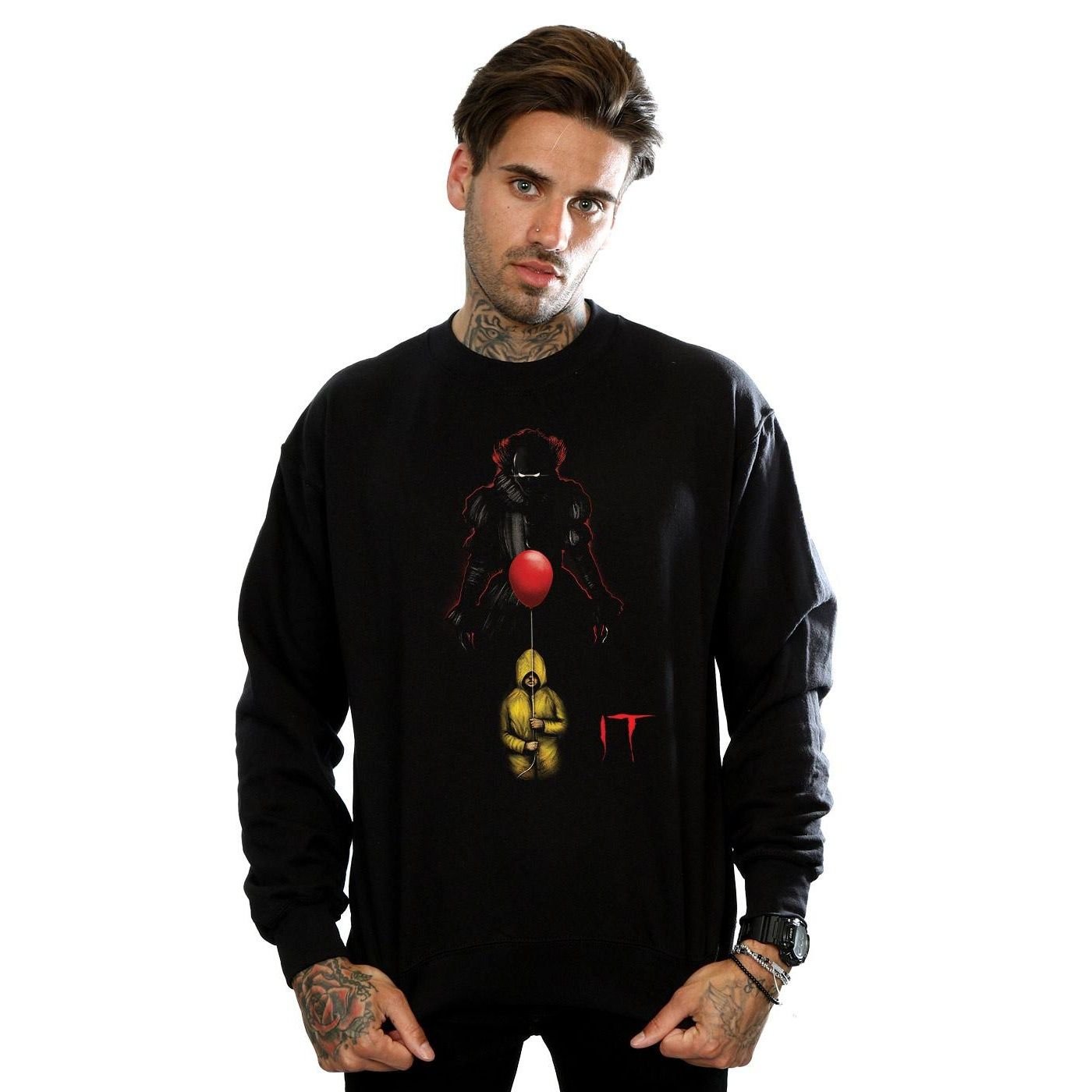 IT IT Men's Pennywise Shadow Sweatshirt in Black - 3