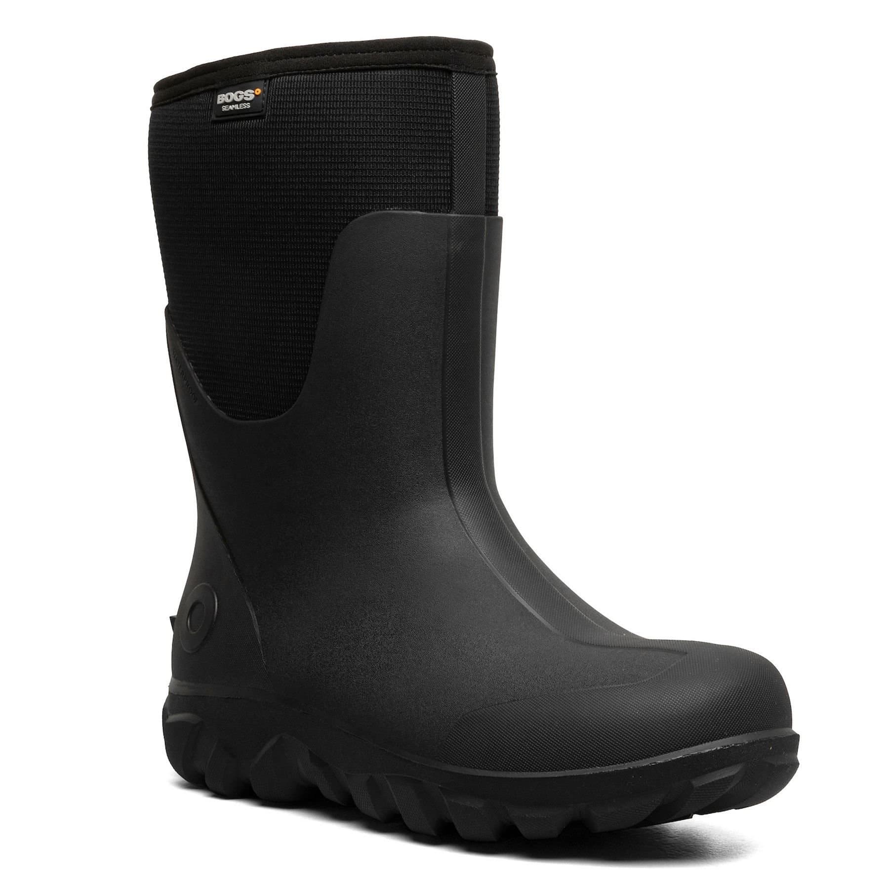 Bogs Bogs Men's Classic Seamless Mid Wellington Boots in Black