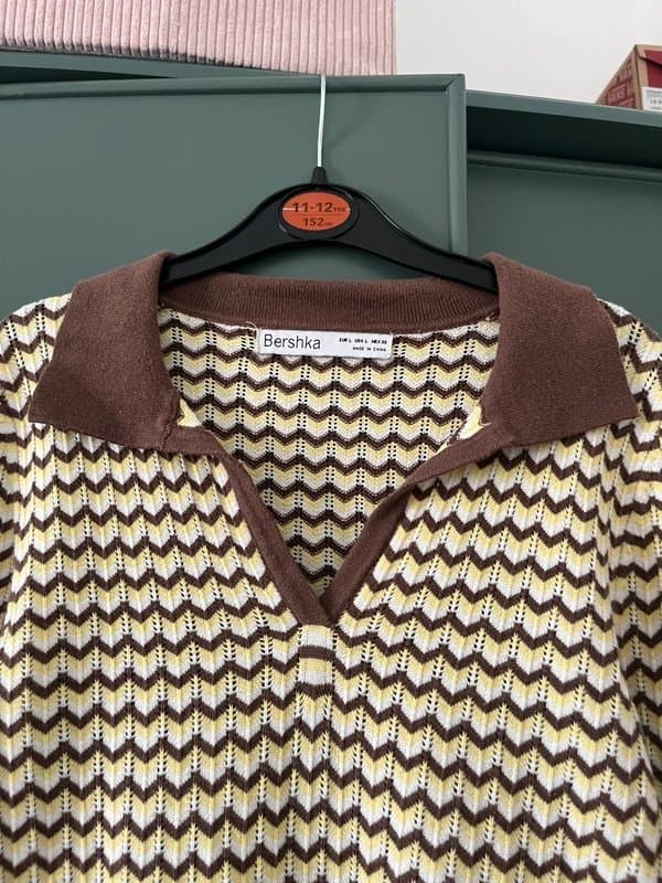 Bershka Bershka crochet long sleeve top