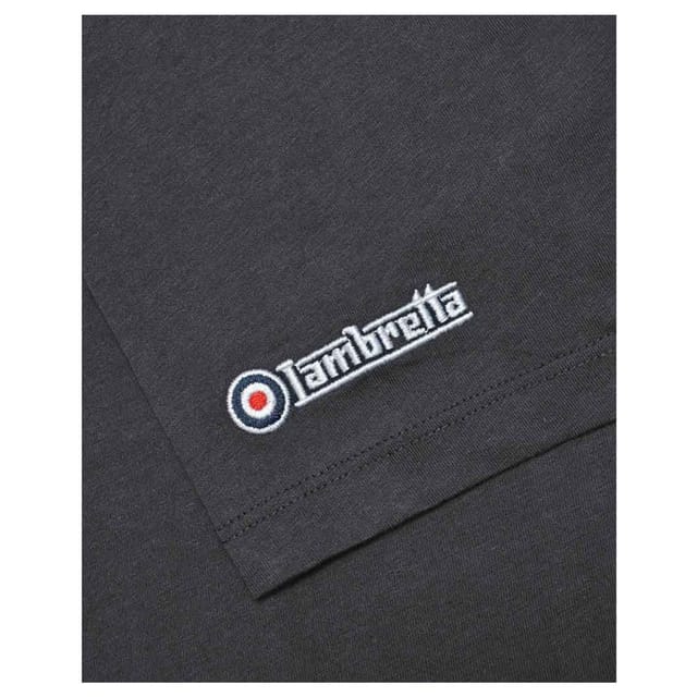 Lambretta Lambretta Men's Northern Soul T-Shirt in Dark Grey - 3