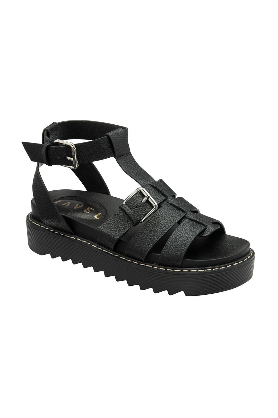 Ravel Ravel Women's Black 'Beckton' Open-Toe Sandals