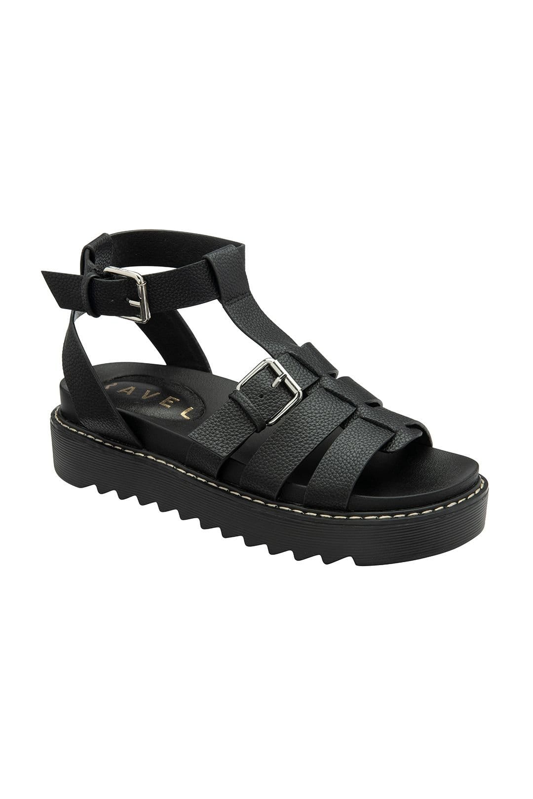 Ravel Ravel Women's Black 'Beckton' Open-Toe Sandals - 1