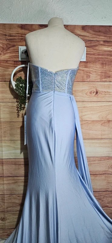 portia scarlett Portia & Scarlett satin embellished evening dress size 4 rrp £400 - 1