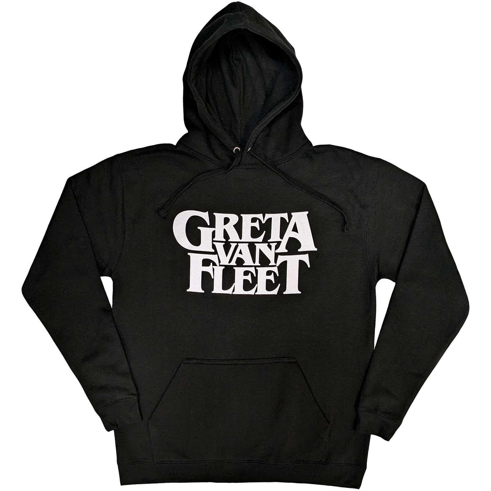 Greta Van Fleet Greta Van Fleet Men's Logo Hoodie in Black