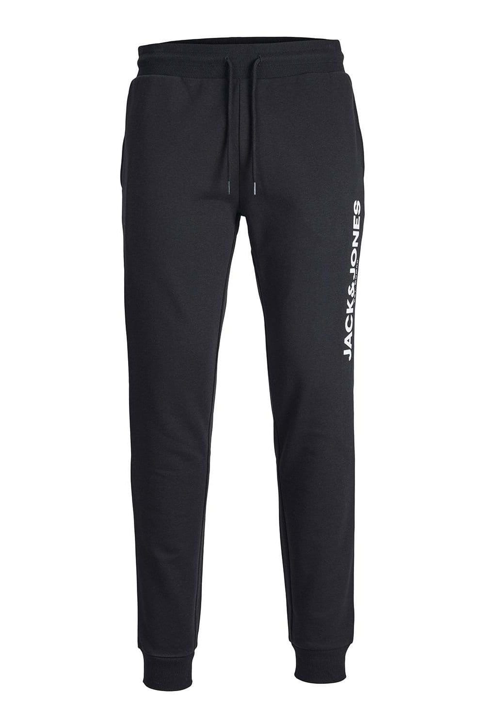 jack & jones Jack & Jones Men's Hoodie & Joggers Set Black Sweat Tracksuit Loungewear - 4