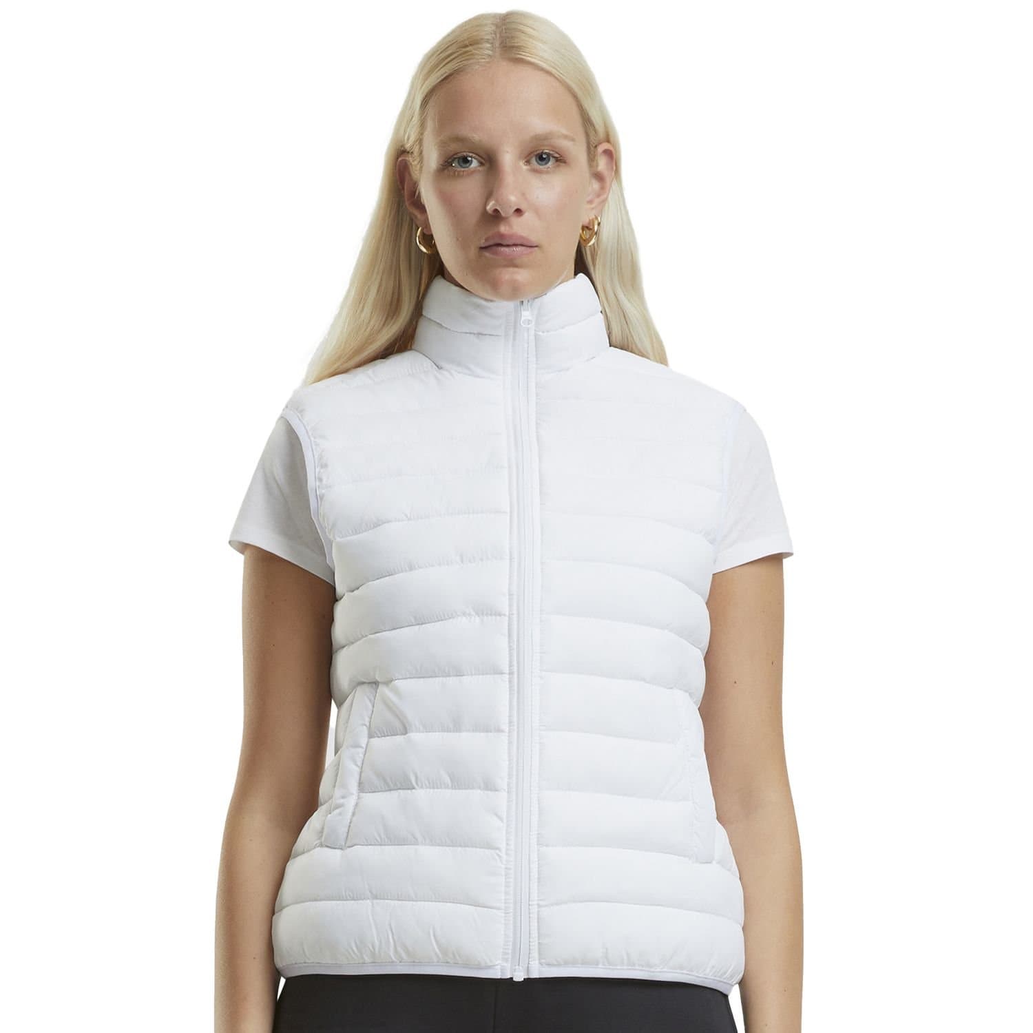 New Morning Studios New Morning Studios Women's Lightweight Puffer Gilet in White