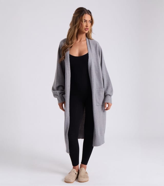 Urban Bliss Women's Grey Longline Cardigan Urban Bliss New Look - 2