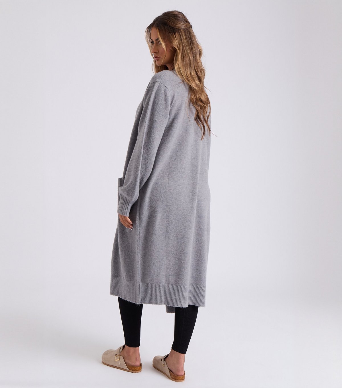 Urban Bliss Women's Grey Longline Cardigan Urban Bliss New Look - 3