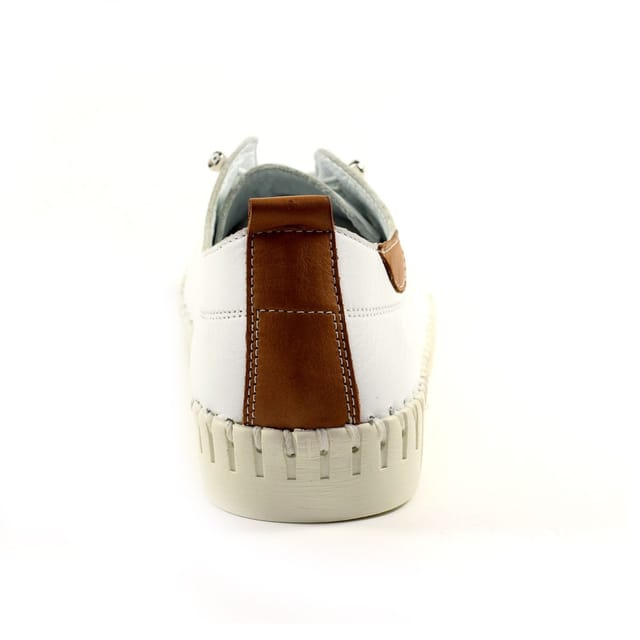 Lunar Lunar Women's Flamborough Leather Shoes in White - 2