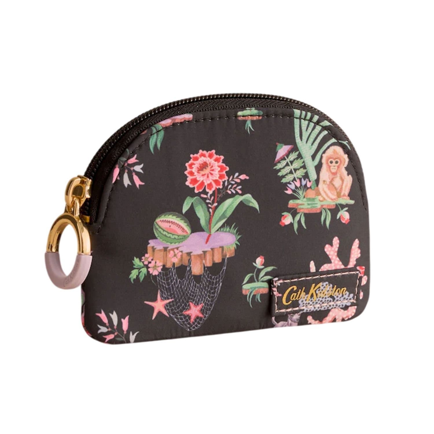 Cath Kidston Cath Kidston Men's Island Print Zipped Pouch in Black