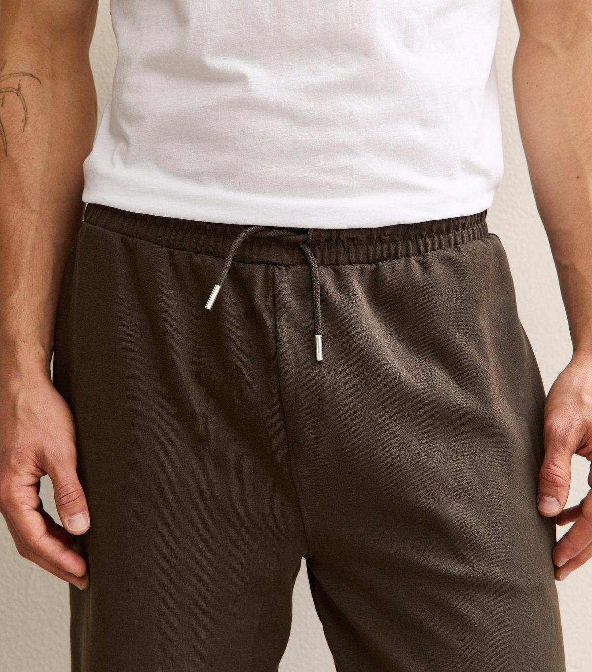 New Look Men's Brown Wide Leg Jogger New Look - 2