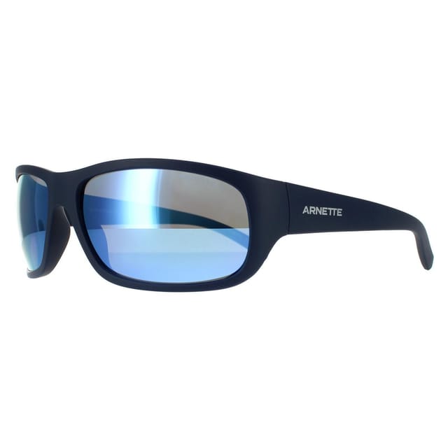 Arnette Arnette Men's Rectangle Matte Blue Dark Grey Mirror Water Blue Sunglasses - 2