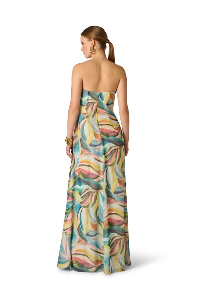 Adrianna by Adrianna Papell Adrianna by Adrianna Papell Women's Printed Chiffon Long Dress - 3