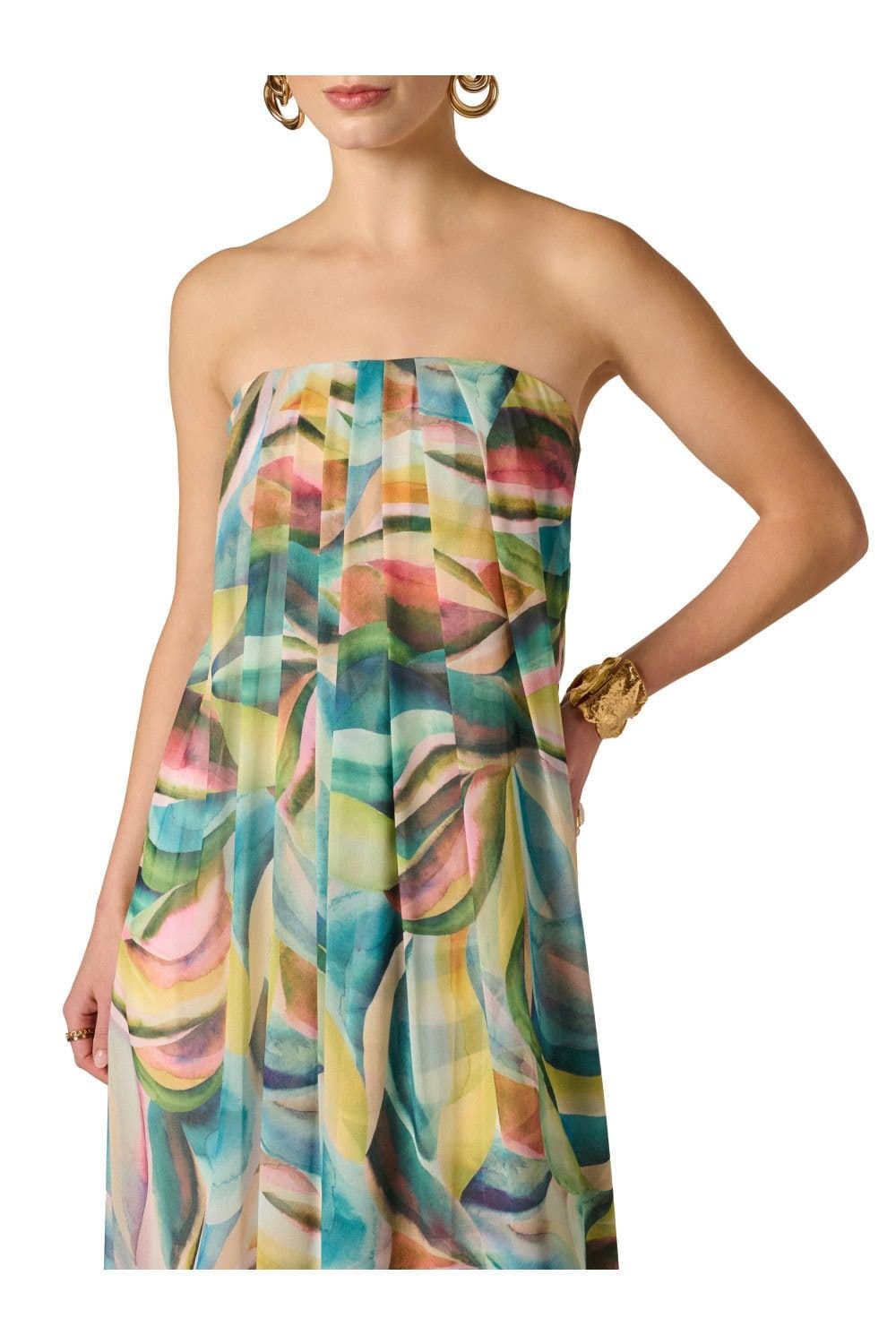 Adrianna by Adrianna Papell Adrianna by Adrianna Papell Women's Printed Chiffon Long Dress - 4