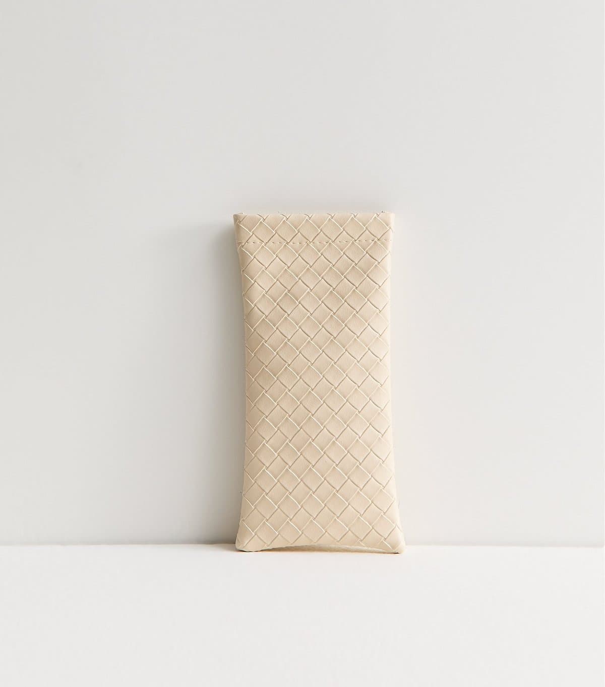 New Look Cream Weave Effect Slip Sunglasses Case New Look