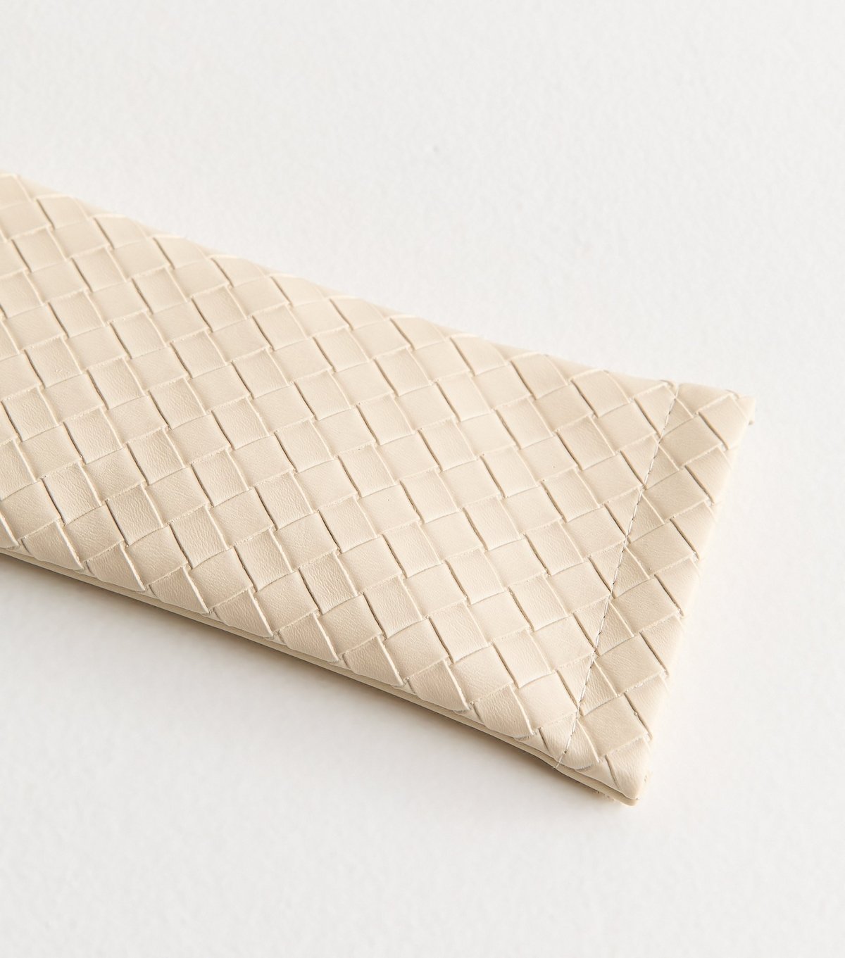 New Look Cream Weave Effect Slip Sunglasses Case New Look - 2