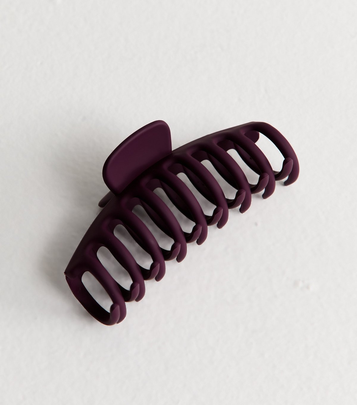 New Look Dark Burgundy Matte Hair Claw Clip New Look - 3