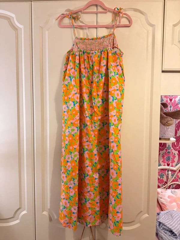 Topshop Multi-Colour Floral Maxi Dress