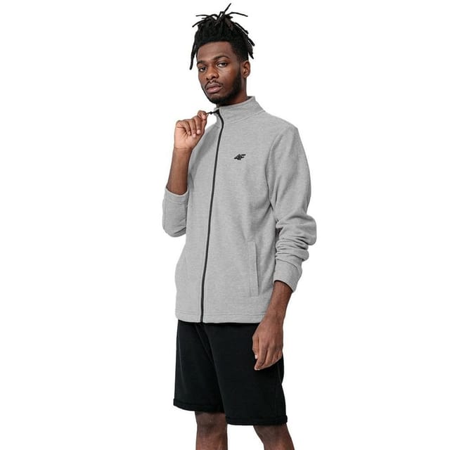 4F 4F Men's SS23TFLEM052 Jacket in Silver - 3