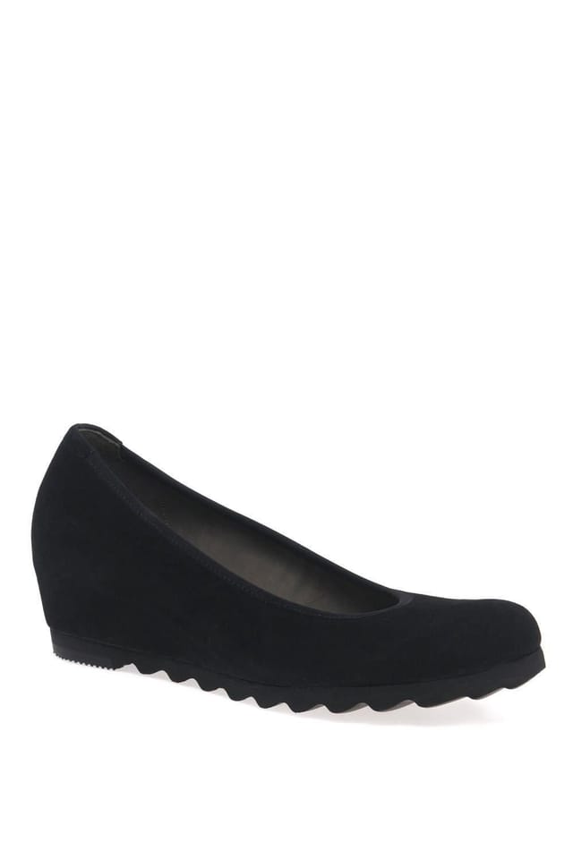 Gabor Gabor Women's 'Request' Wedge Court Shoes in Black - 3