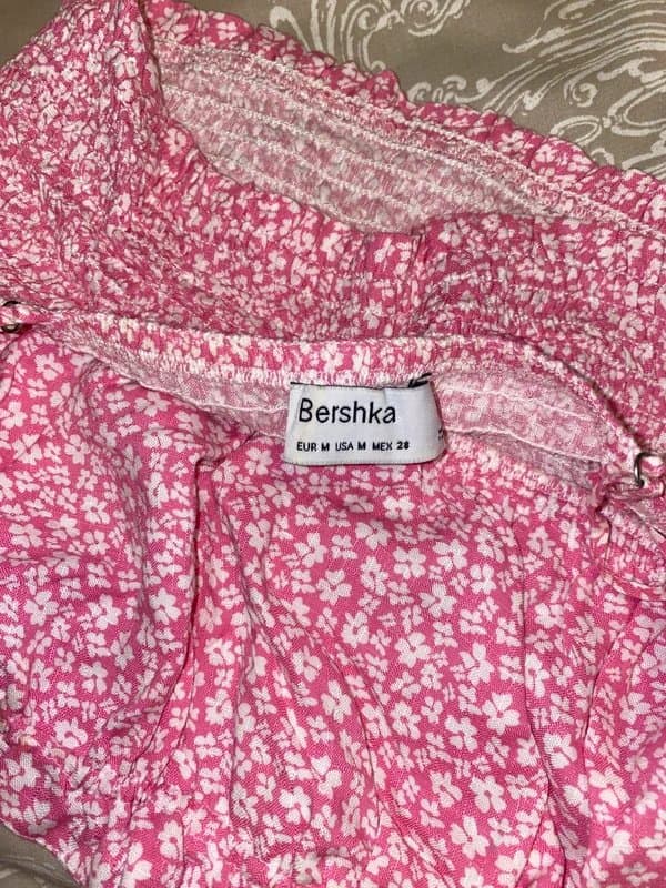 Bershka pink top
