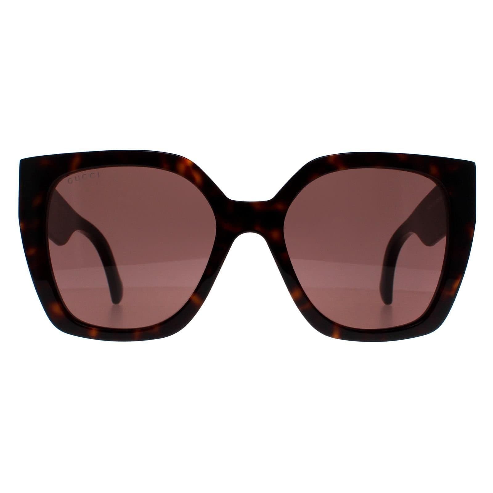 Gucci Gucci Women's Square Havana Brown GG1300S