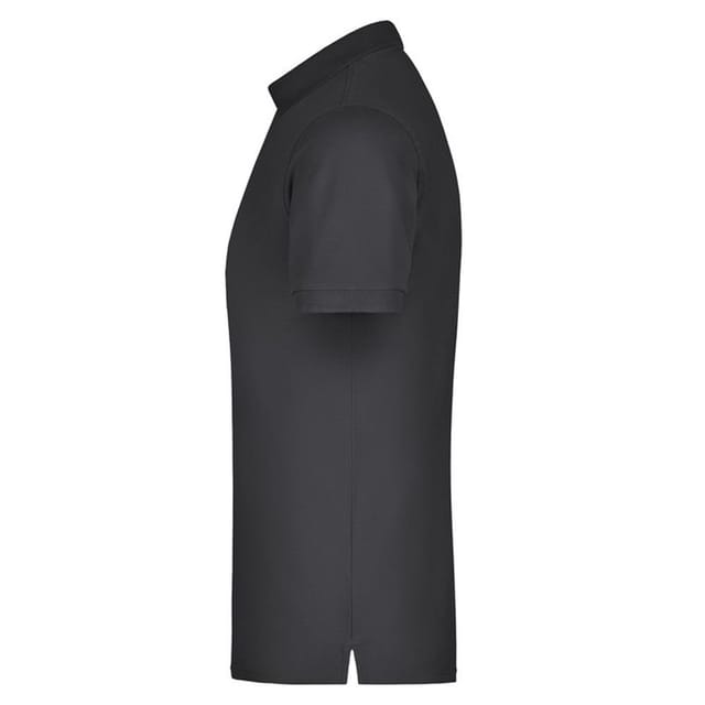 James and Nicholson James and Nicholson Men's Piqué Elasticated Polo Shirt in Black - 3