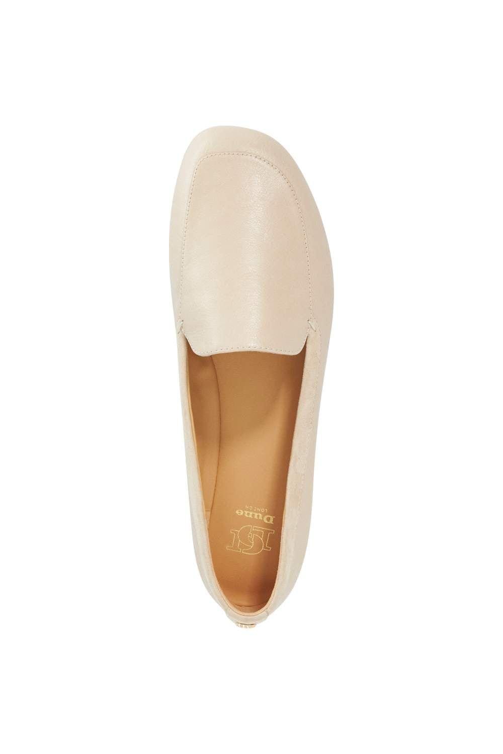 Dune London Dune London Women's 'Gosette' Leather Loafers in Natural - 4
