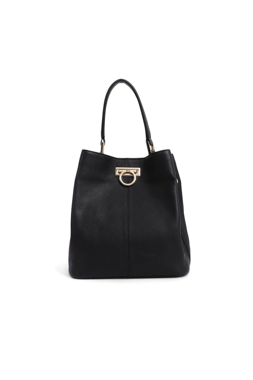 Jones Bootmaker Jones Bootmaker Women's Verna Leather Shoulder Bag in Black - 1