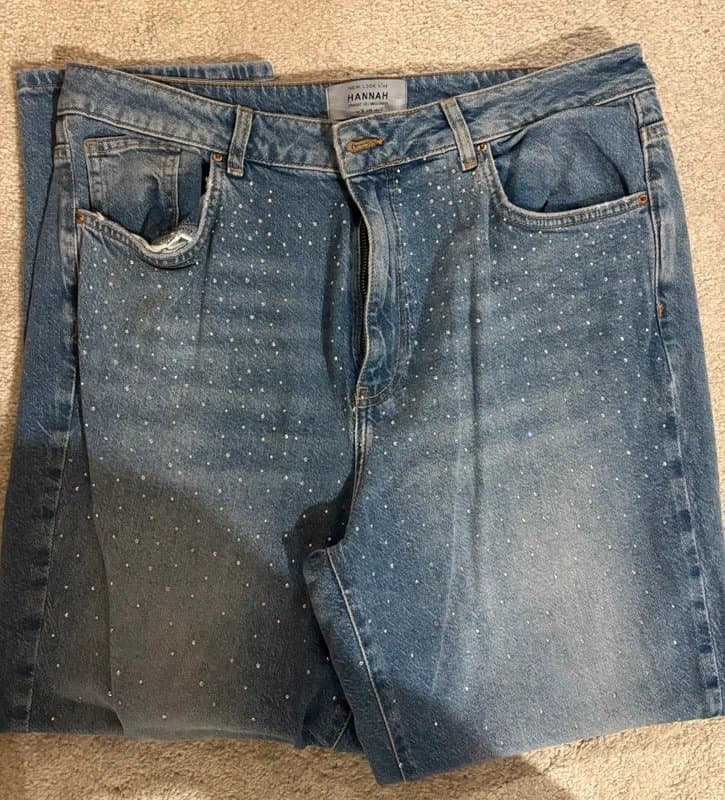 New Look New Look embellished straight leg ankle grazers