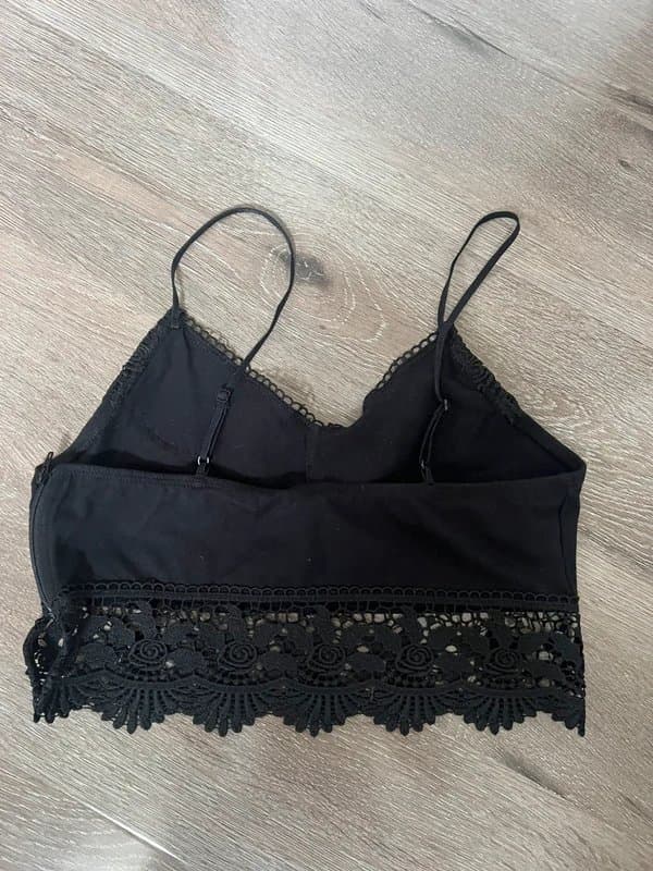 Topshop Lace crop top