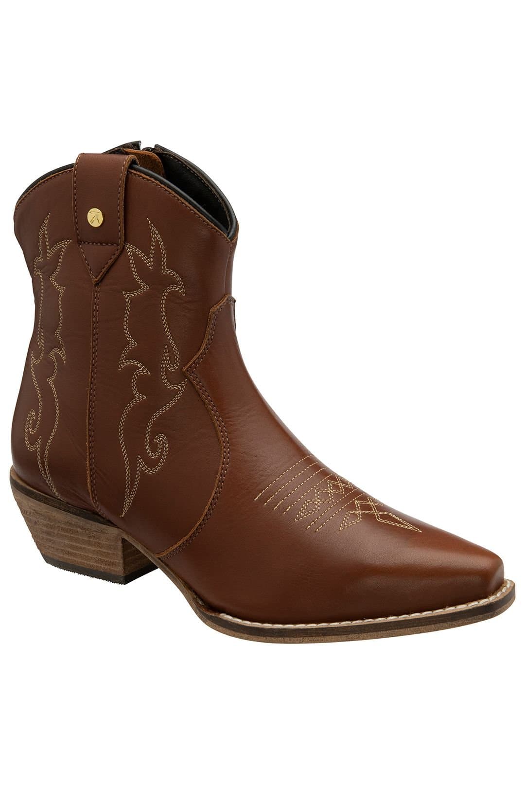 Ravel Ravel Tan Leather Cowboy Boots
