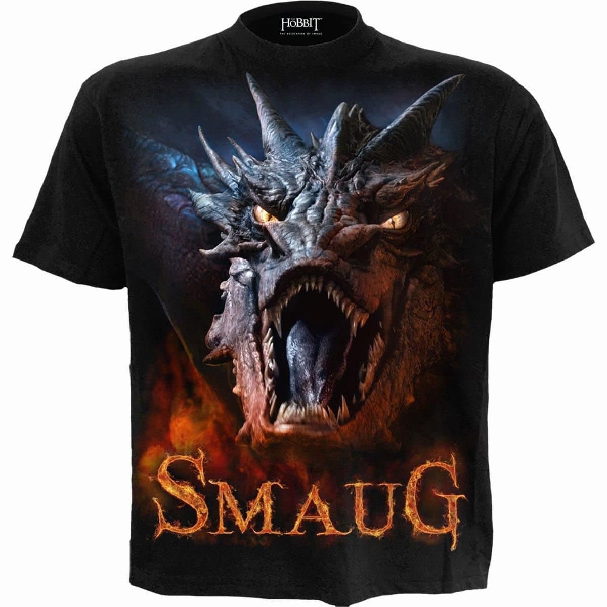 Spiral Spiral Men's THE HOBBIT - SMAUG - T-Shirt Black