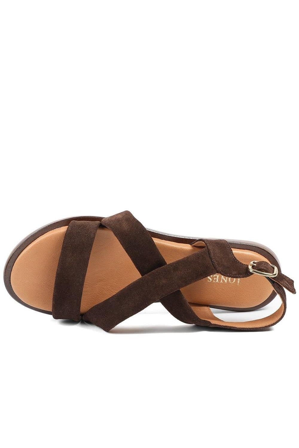 Jones Bootmaker Jones Bootmaker Women's Hali Leather Sandals in Brown - 4