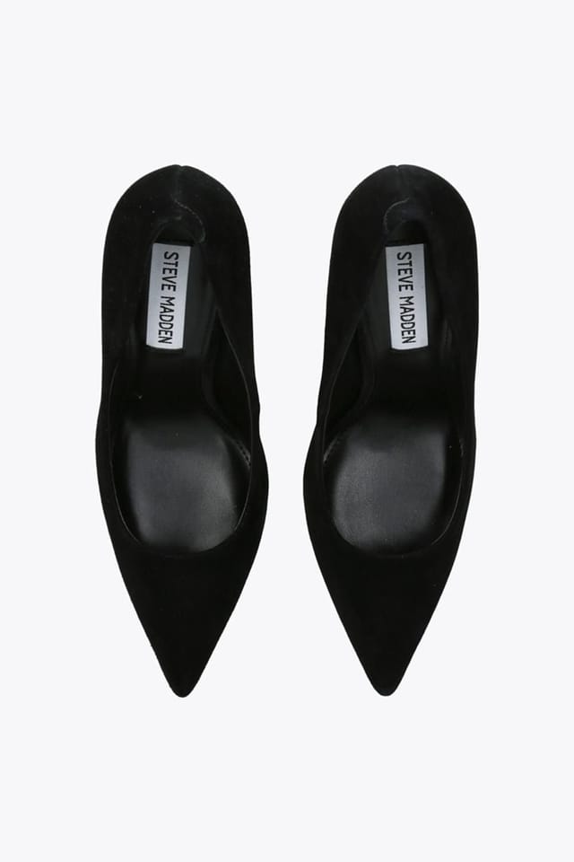 Steve Madden STEVE MADDEN Women's 'Thrive 015' Suede Heels in Black - 2