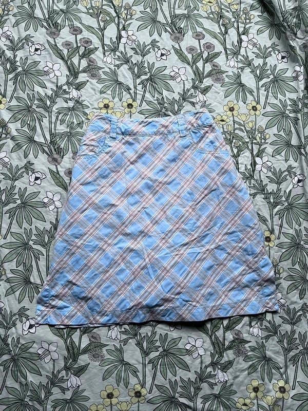 Vintage Gorgeous vintage 90s checked mini skirt skort with shorts