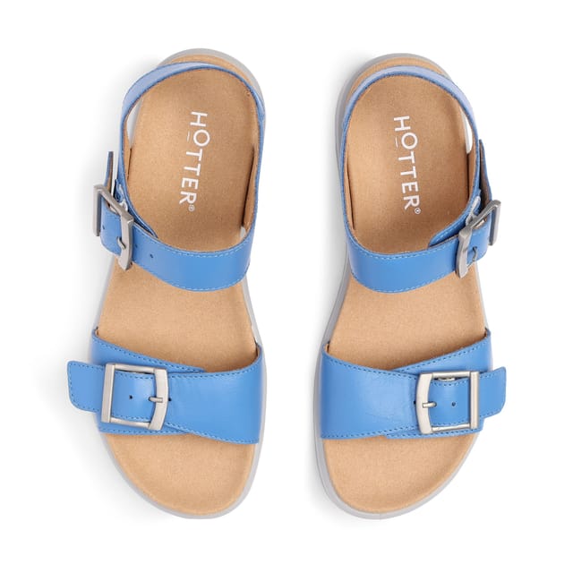 Hotter Hotter Women's 'Corfu' Sandals in Mid Blue - 3