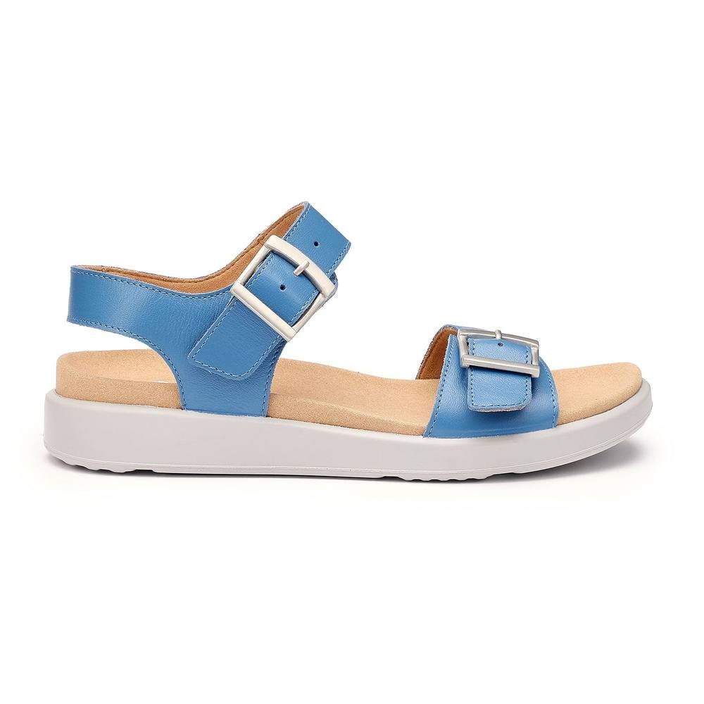 Hotter Hotter Women's 'Corfu' Sandals in Mid Blue - 4