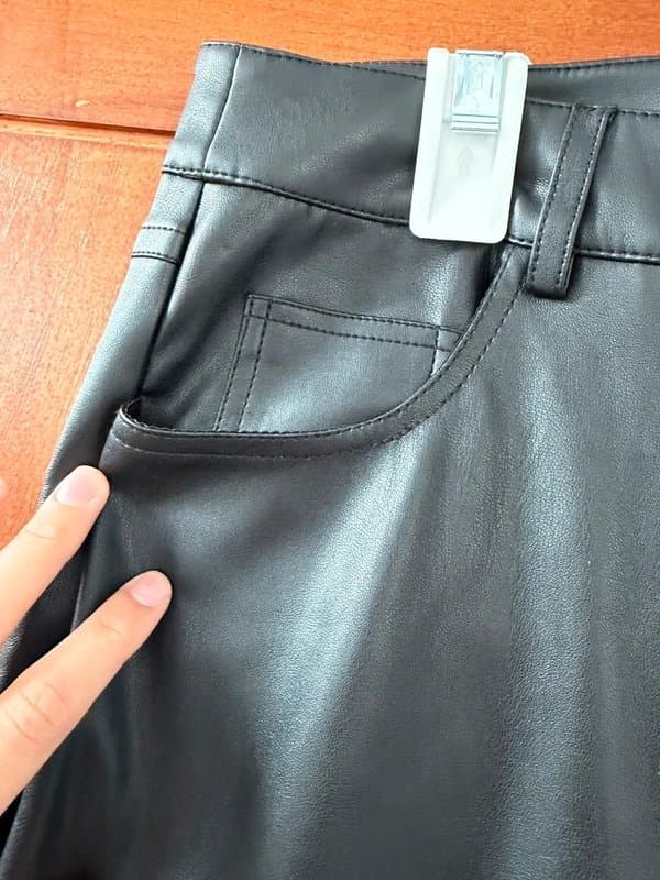 Never Fully Dressed Women leather jeans size 10