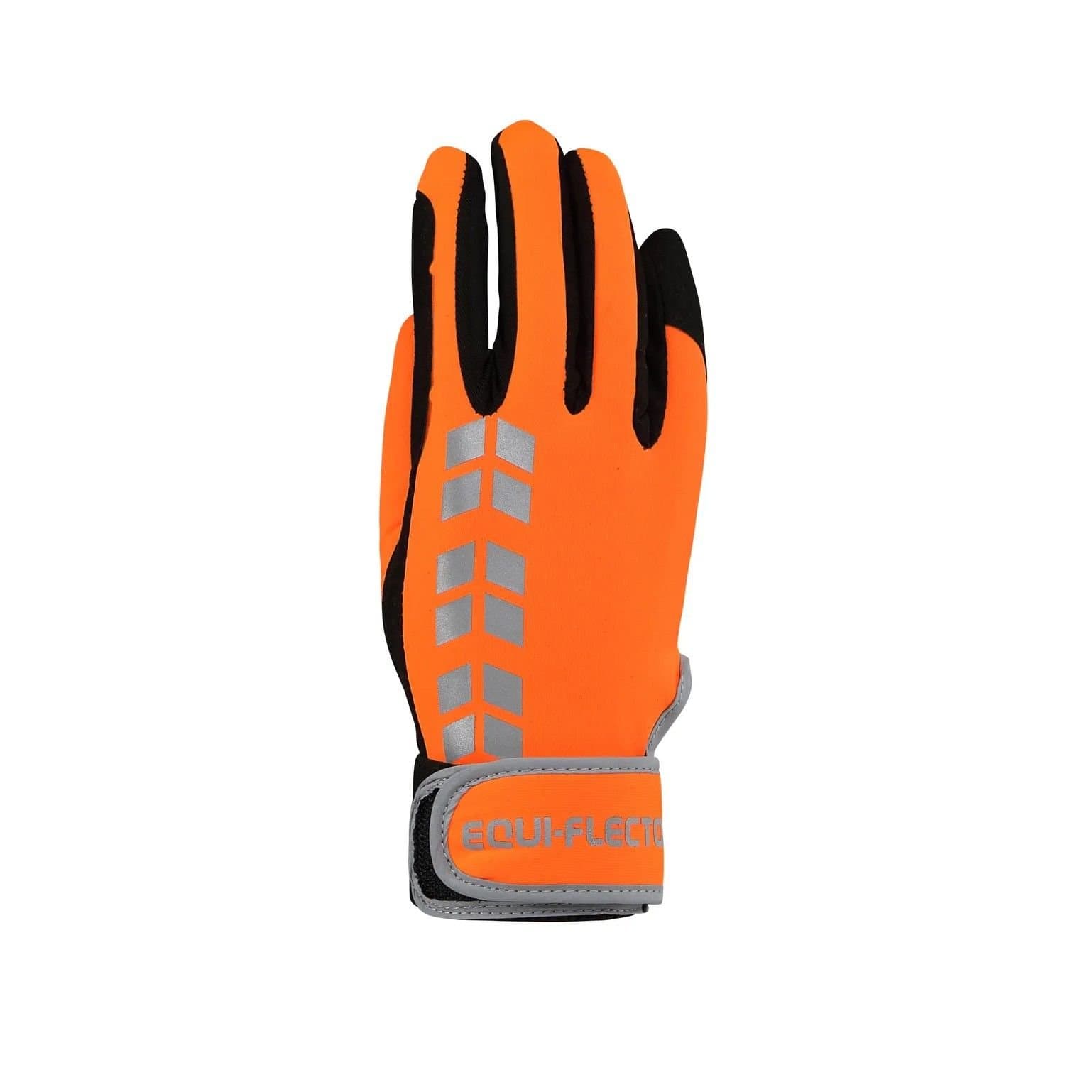 Equi-Flector Equi-Flector Men's Riding Gloves in Orange