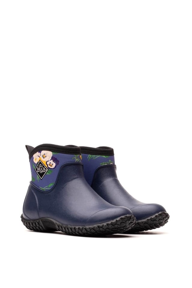 Muck Boots Muck Boots Women's Muckster II Ankle All Purpose Lightweight Shoe in Navy - 3
