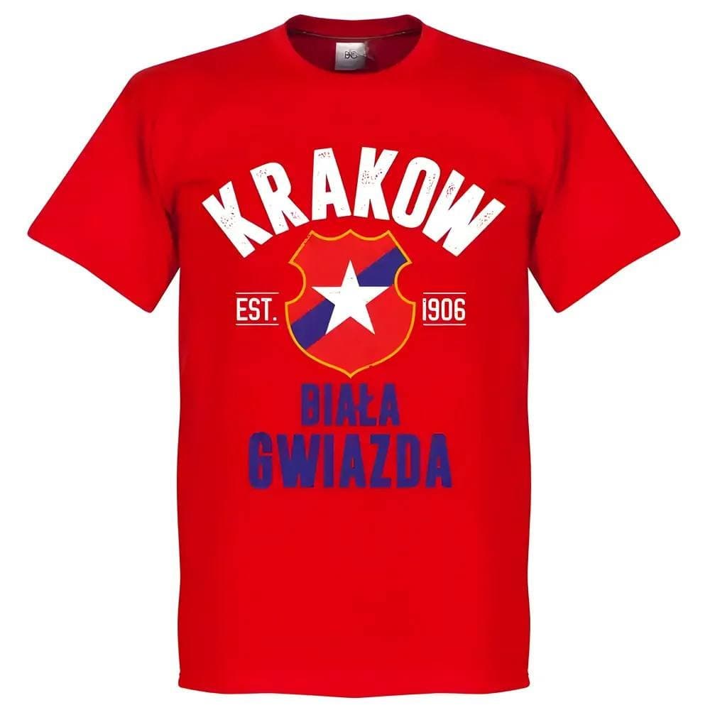 Wisla Krakow Wisla Krakow Men's Mens Established T-Shirt in Red