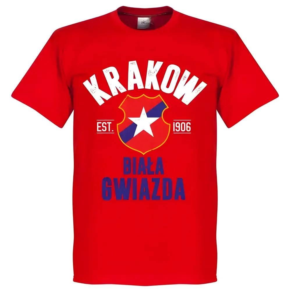 Wisla Krakow Wisla Krakow Men's Mens Established T-Shirt in Red - 1