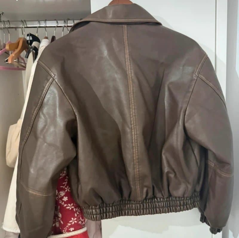 Bershka Bershka leather jacket
