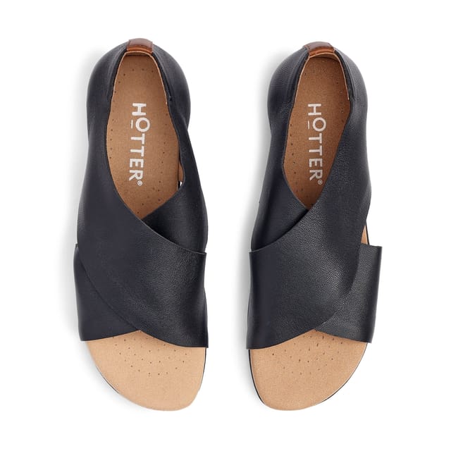 Hotter Hotter Women's Wide Fit 'Seren' Sandals in Black - 3
