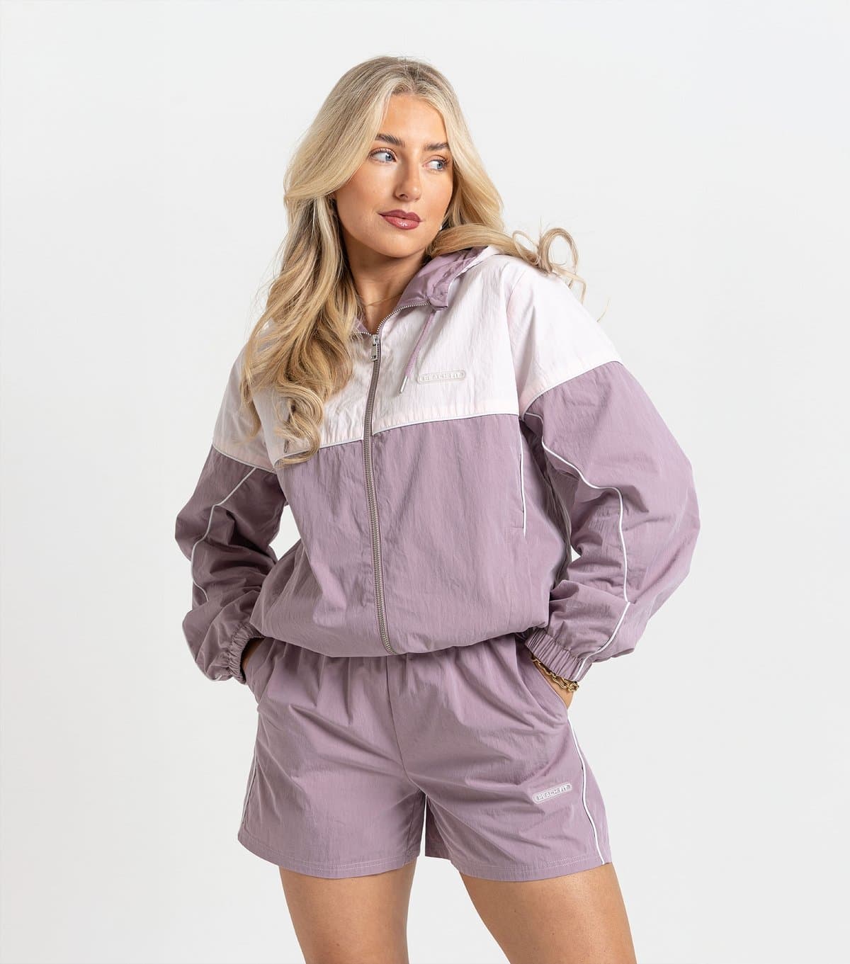 Peach Fit Women's Dusky Purple Esme Track Jacket Peach Fit New Look