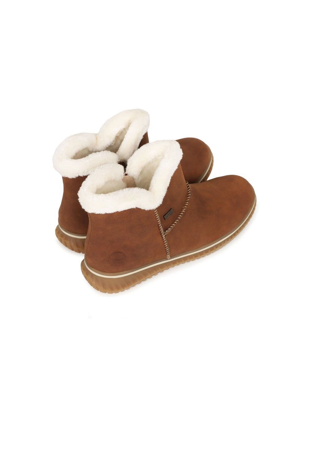 Rieker Rieker Women's 'Massachusetts' Warmlined Ankle Boots in Brown - 4