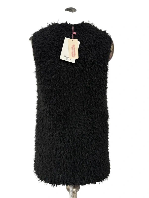 Stradivarius Astradivarius Gillet Jacket WaistCoat Size S NEW Womens Black EU38 Pocket RRP£30 - 1