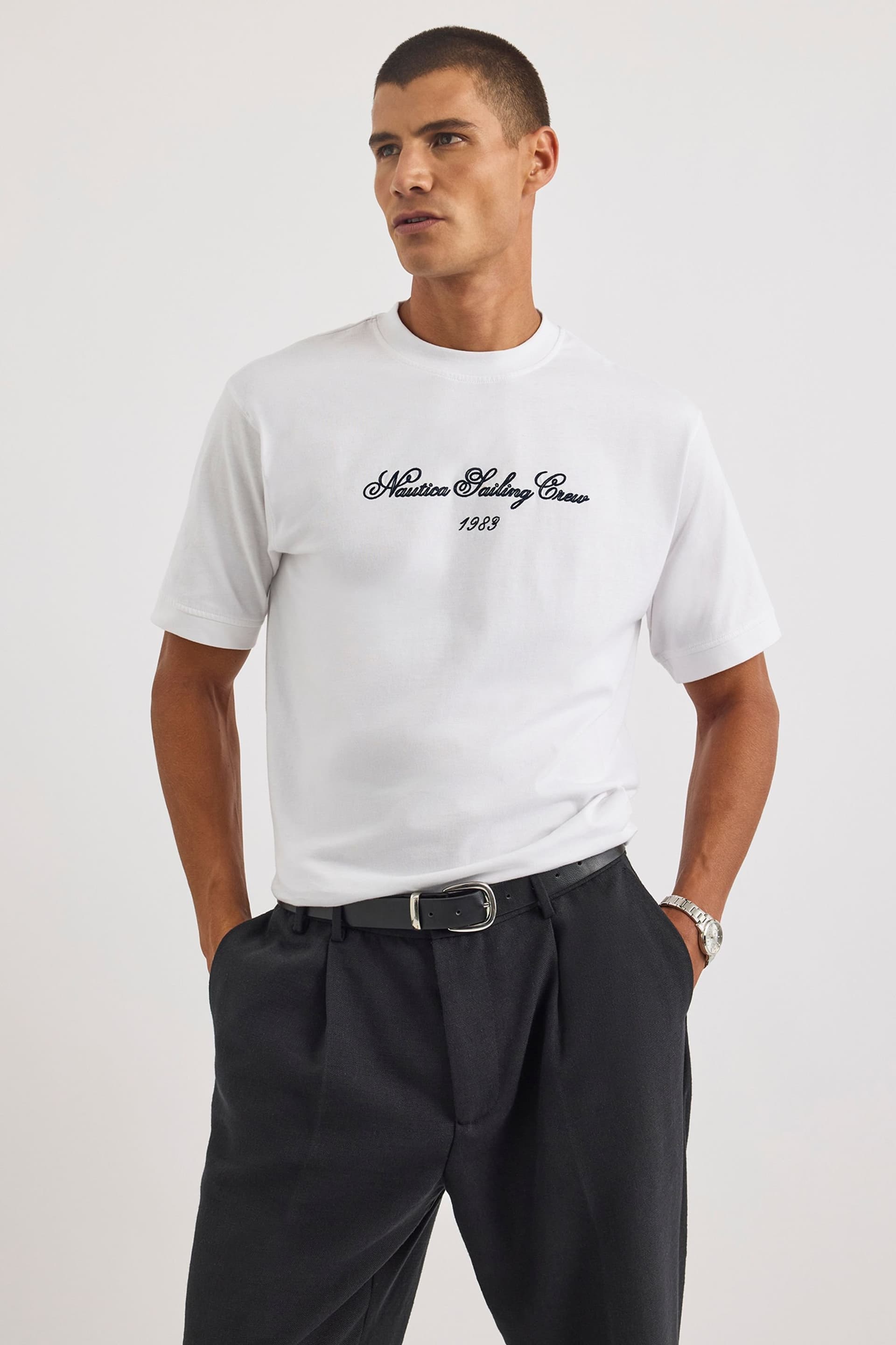 Nautica Nautica Men's Knors T-Shirt in White